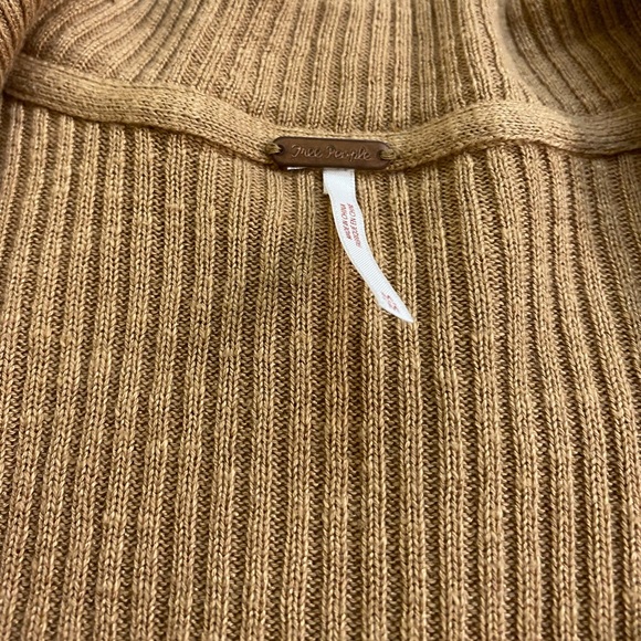 Free People Brown Ribbed Cardigan - Picture 6 of 6